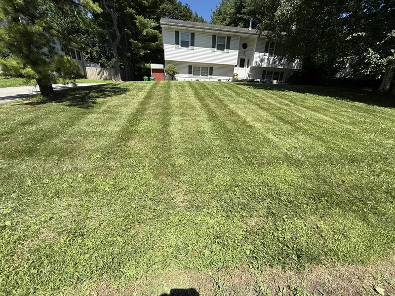 Weekly lawn mowing service for a Beacon, NY home