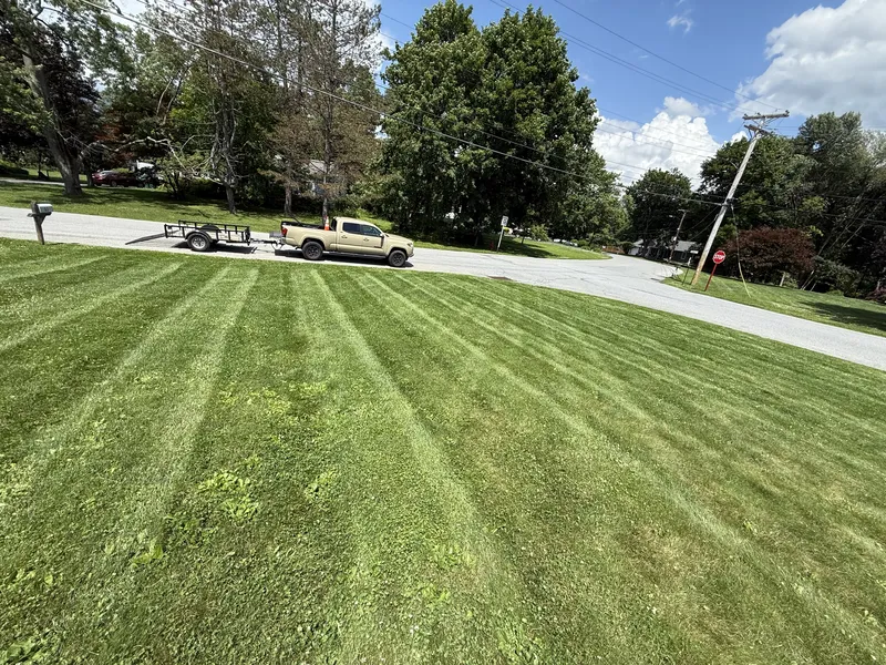 Garden bed weeding and landscape upkeep in Myers Corner