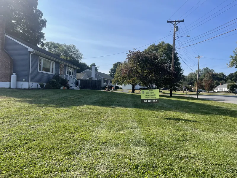 Professional mowing and edging for Poughkeepsie residential property