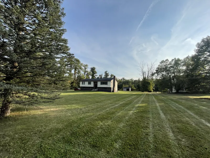 Manicured lawn in the Town of Poughkeepsie