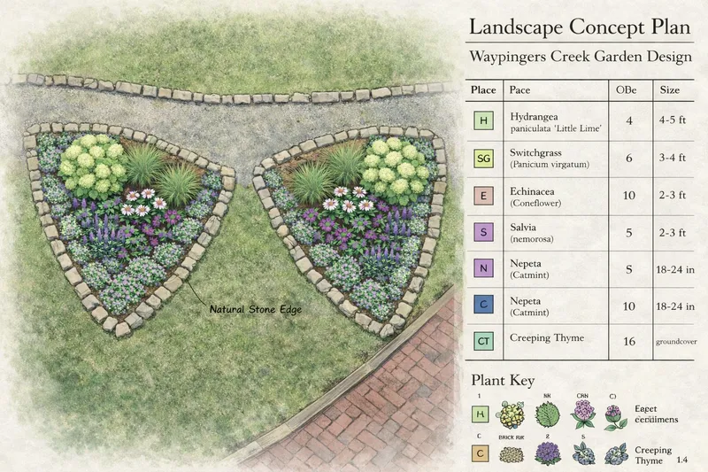 Landscape design and garden bed project in Dutchess County
